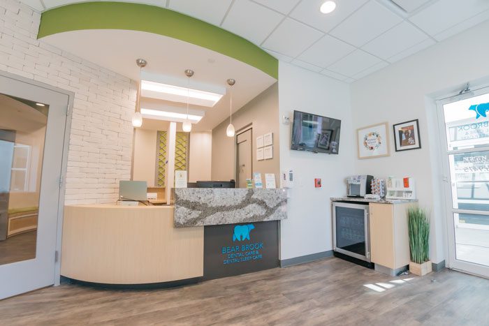 Bear Brook Dental Reception Area